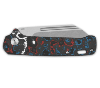 QSP Penguin 130SJF1 foldekniv 10,3 cm med flerfarvet carbonhåndtag 2