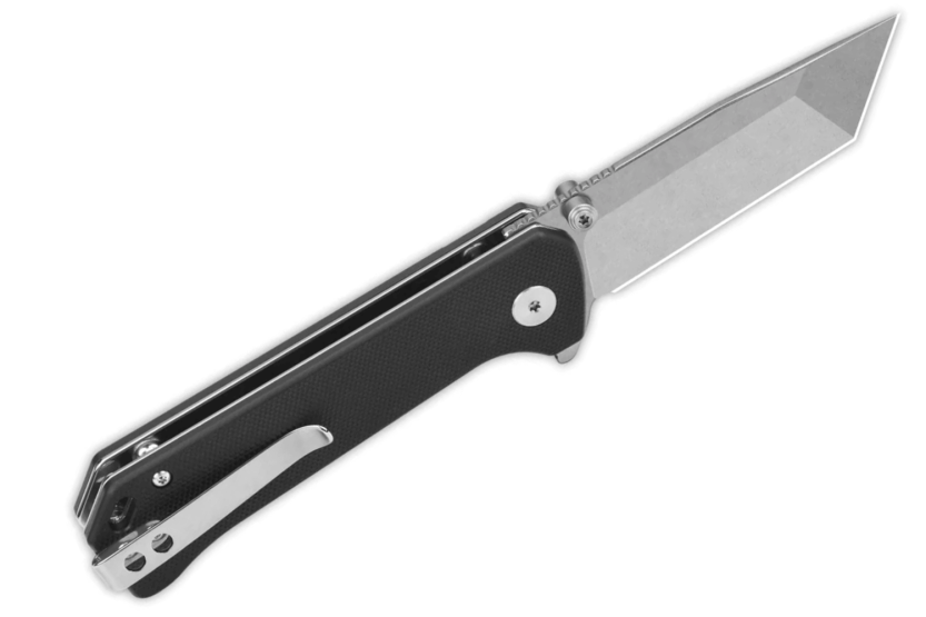 Faca dobrável QSP Grebe T 148C1 cabo G10 preto 10,8cm