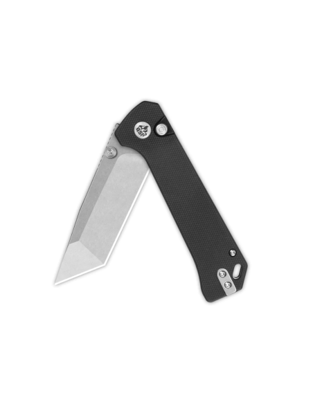Faca dobrável QSP Grebe T 148C1 cabo G10 preto 10,8cm