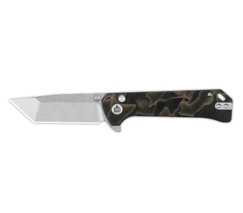 QSP Grebe foldekniv T 148F1 sort/brunt raffiahåndtag 10,8 cm