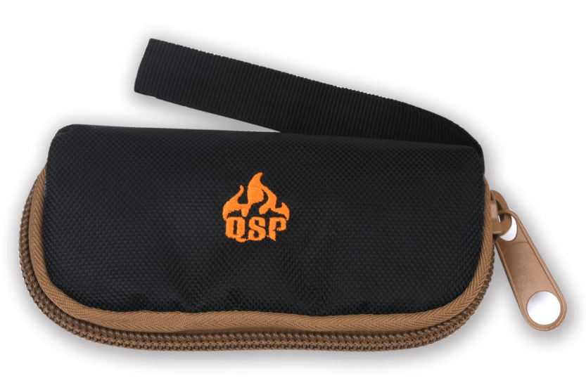 QSP QSP001 Nylon-Etui für QSP-Messer, schwarz 15x8x3cm