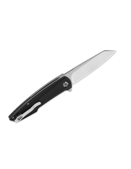 QSP Phoenix 108C foldekniv 12,4 cm med sort G10-håndtag