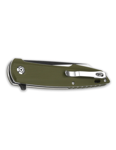 Cuchillo plegable QSP Phoenix 108B 12.4cm mango G10 verde