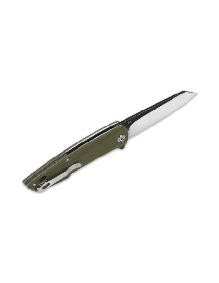 Coltello pieghevole QSP Phoenix 108B 12,4 cm manico G10 verde