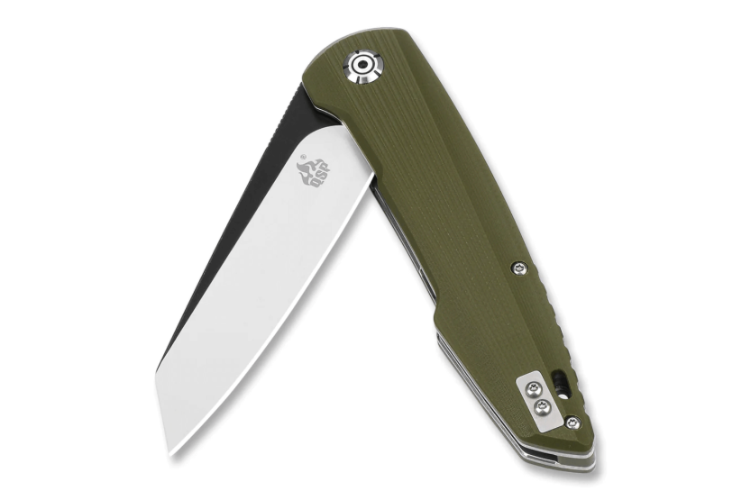 Cuchillo plegable QSP Phoenix 108B 12.4cm mango G10 verde