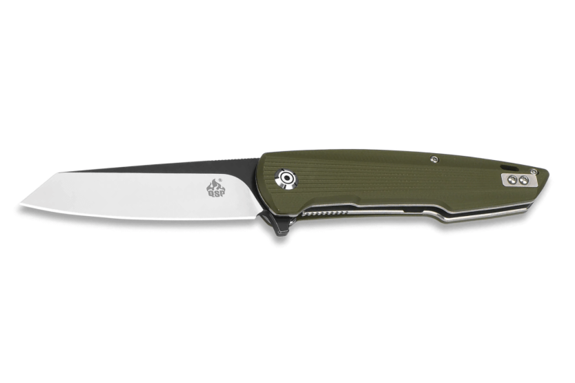 Coltello pieghevole QSP Phoenix 108B 12,4 cm manico G10 verde