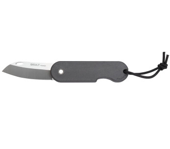 Skult Fransk fällkniv med ekologiskt ansvar 10cm grått handtag