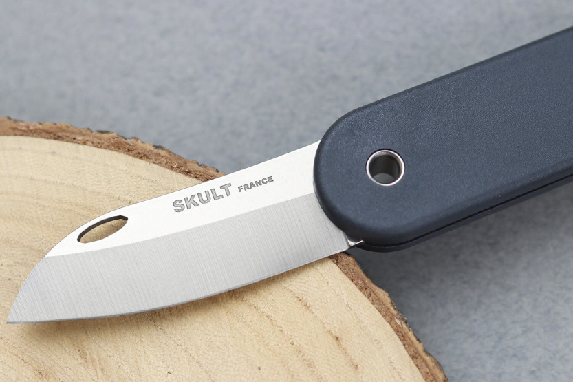 Skult Navaja francesa eco-responsable 10cm mango gris