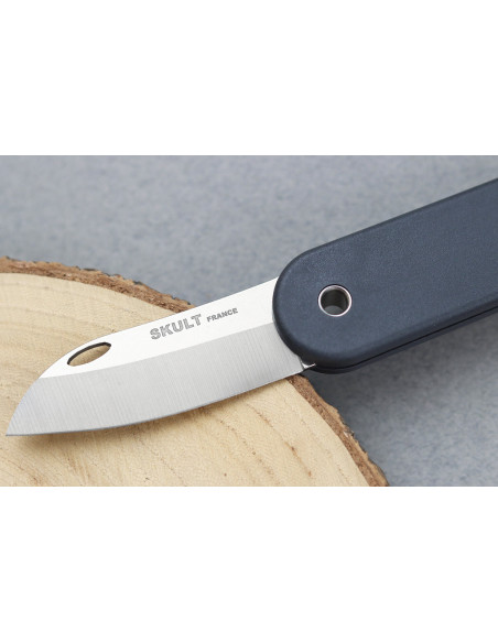 Skult Frans eco-verantwoord vouwmes 10cm grijs handvat