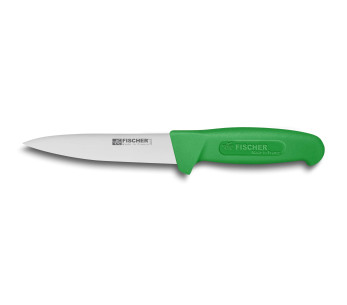 Fischer Profi-Entblutungsmesser 14cm Griff umspritzt grün
