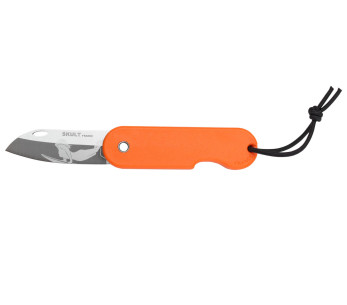 Skult Fransk miljöansvarig fällkniv La Surfeuse orange handtag 10cm