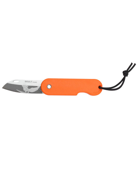Faca dobrável francesa eco-responsável Skult La Surfeuse cabo laranja 10cm