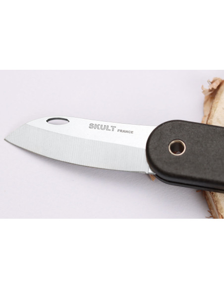 Klappmesser Skult französisch öko-verantwortlich schwarzer Griff 10cm