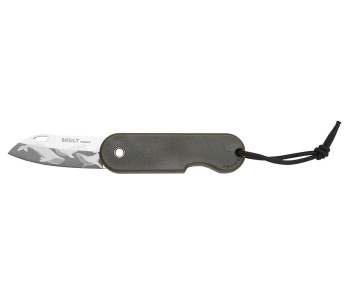 Les 3 Graces French Skult coltello pieghevole eco-responsabile 10 cm manico verde