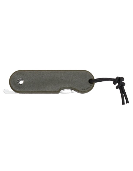 Skult Navaja francesa eco-responsable Le Banc de Poissons mango verde 10cm