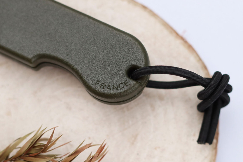 Klappmesser Skult französisch öko-verantwortlich Le Banc de Poissons grüner Griff 10cm
