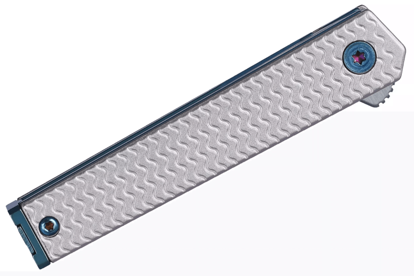Navaja CRKT CEO Microflipper 8.25cm mango aluminio gris