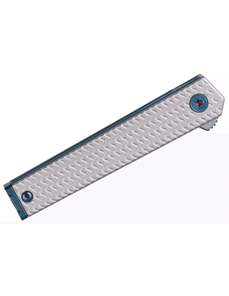 Navaja CRKT CEO Microflipper 8.25cm mango aluminio gris