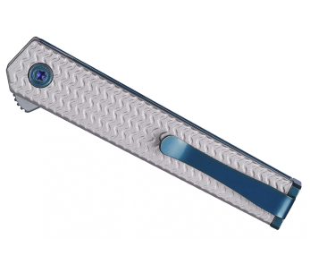 Navaja CRKT CEO Microflipper 8.25cm mango aluminio gris 2