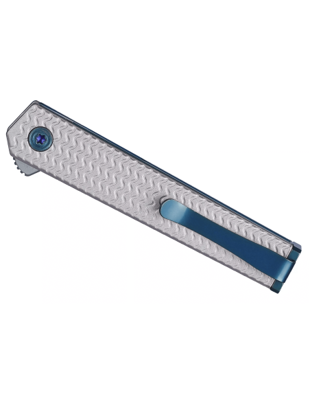 Navaja CRKT CEO Microflipper 8.25cm mango aluminio gris