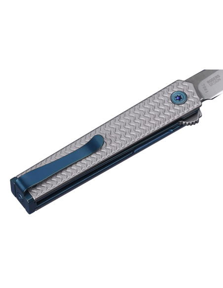 CRKT CEO Microflipper taittoveitsi 8.25cm harmaa alumiininen kahva