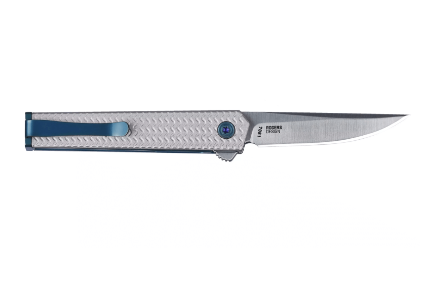 CRKT CEO Microflipper fällkniv 8,25 cm, grått aluminiumhandtag