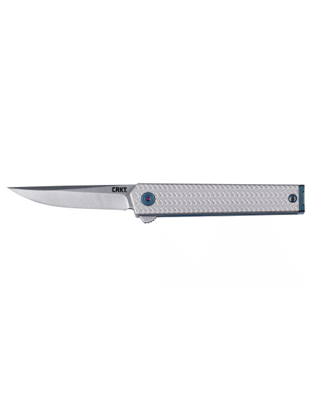 Navaja CRKT CEO Microflipper 8.25cm mango aluminio gris