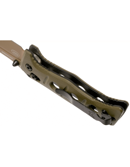 Benchmade Mini Adamas 273FE-2 fällkniv G10 khaki handtag 11cm
