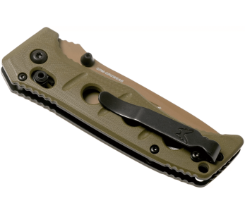 Benchmade Mini Adamas 273FE-2 vouwmes G10 kaki heft 11cm 2