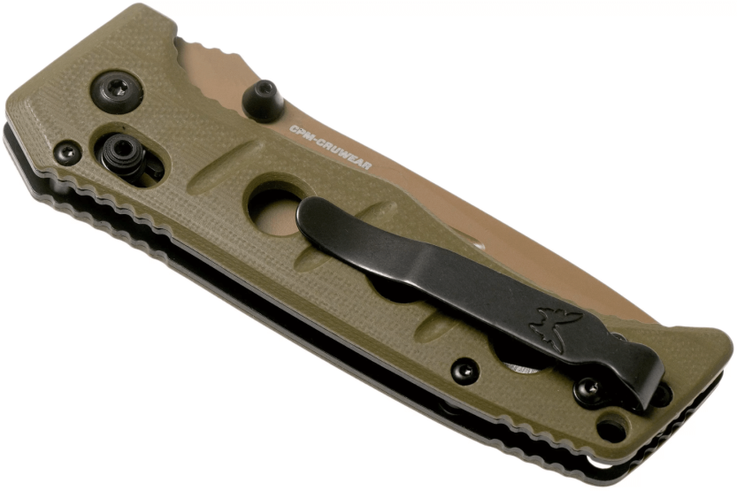 Benchmade Mini Adamas 273FE-2 fällkniv G10 khaki handtag 11cm