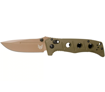 Navalha dobrável Benchmade Mini Adamas 273FE-2 com cabo caqui G10 11cm