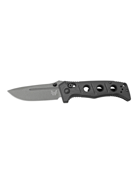 Navalha dobrável Benchmade Mini Adamas 273GY-1 com cabo G10 preto 11cm