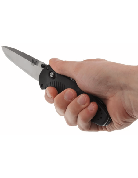 Benchmade Barrage 580 manico in valox nero coltello pieghevole 12cm