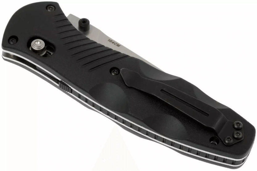 Navalha dobrável Benchmade Barrage 580 com cabo em valox preto 12cm