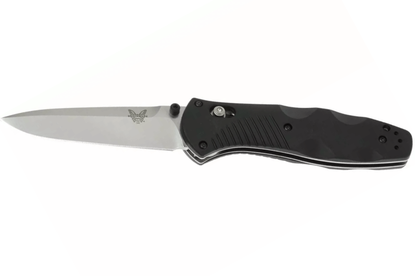 Navalha dobrável Benchmade Barrage 580 com cabo em valox preto 12cm