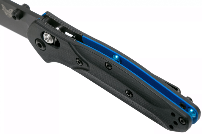 Benchmade Mini Osborne foldekniv 945BK-1 svart tantoblad svart G10-håndtak 9,8 cm