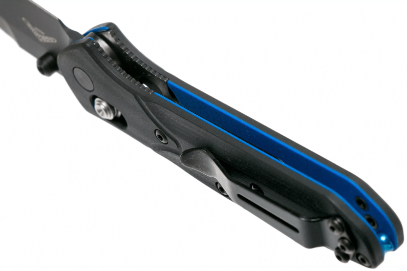 Benchmade Mini Osborne coltello pieghevole 945BK-1 lama tanto nera 9,8 cm manico nero G10