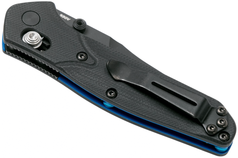 Benchmade Mini Osborne folding knife 945BK-1 black tanto blade black G10 handle 9,8cm