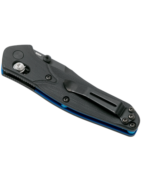 Benchmade Mini Osborne foldekniv 945BK-1 sort tanto-blad sort G10-håndtag 9,8 cm