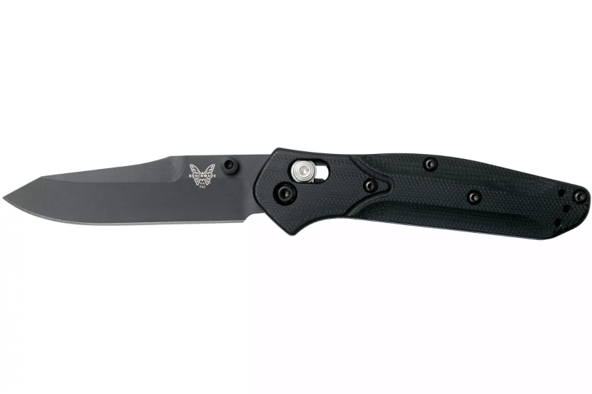 Benchmade Mini Osborne foldekniv 945BK-1 sort tanto-blad sort G10-håndtag 9,8 cm