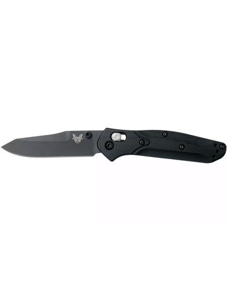 Benchmade Mini Osborne foldekniv 945BK-1 svart tantoblad svart G10-håndtak 9,8 cm