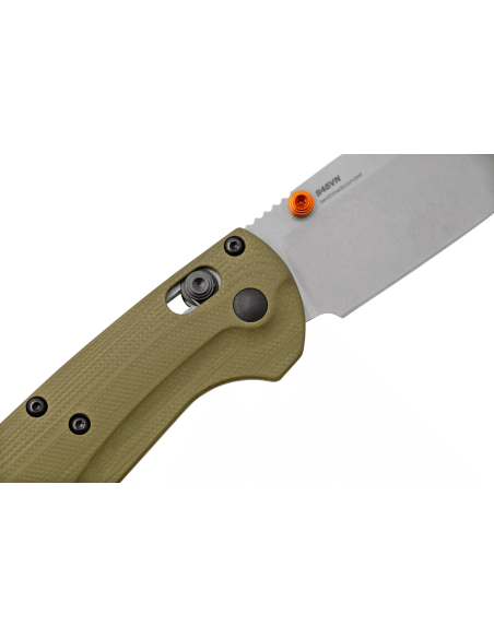 Benchmade Taggedout 15536 fällkniv Grönt G10-handtag 11,7cm