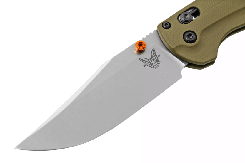 Benchmade Taggedout 15536 fällkniv Grönt G10-handtag 11,7cm