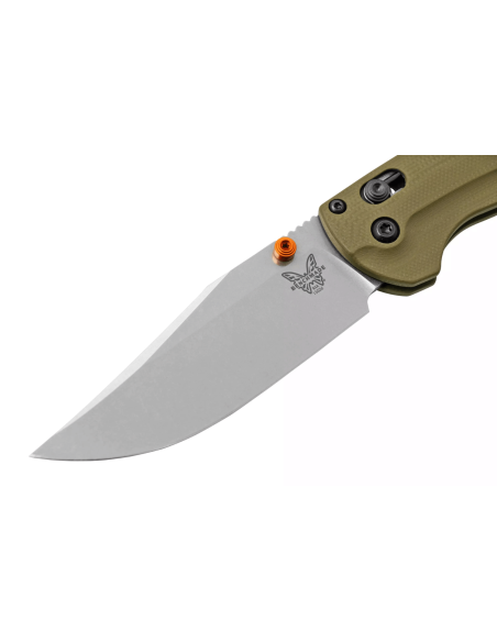 Benchmade Taggedout 15536 foldekniv Grønt G10-håndtak 11,7 cm