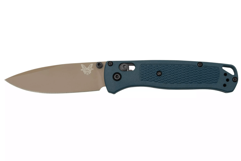 Benchmade Bugout Crater Azul 535FE-05 navaja plegable Mango Grivory Azul 10.7cm