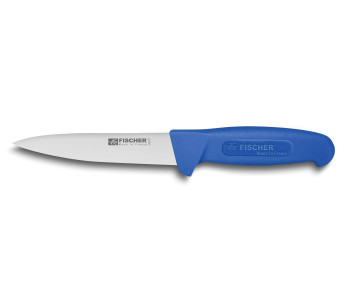 Fischer Profi-Entblutungsmesser 14cm Griff umspritzt blau