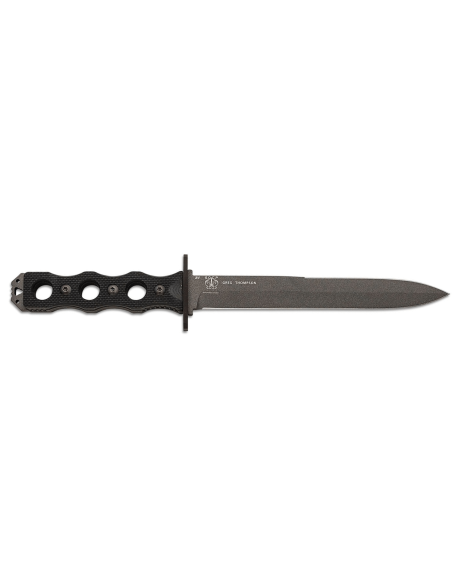 Benchmade SOCP 185BK kniv 18cm blad i rostfritt stål svart G10 genombrutet handtag med slida