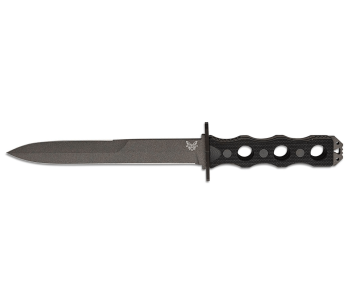 Coltello Benchmade SOCP 185BK lama in acciaio inossidabile 18 cm manico traforato in G10 nero con fodero