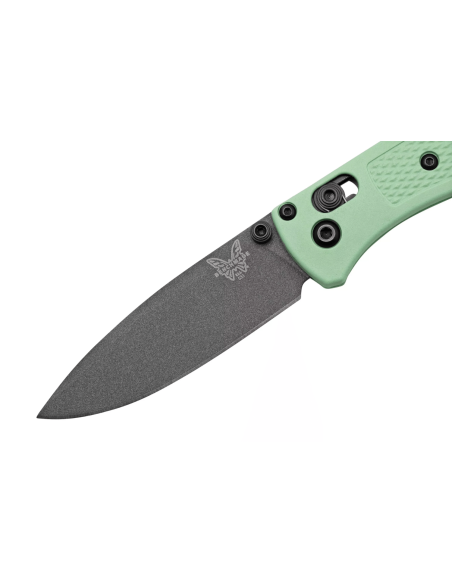 Klappmesser Benchmade Mini Bugout Sea Foam 533GY-06 schwarze Klinge Grivory Griff grün 9,4cm