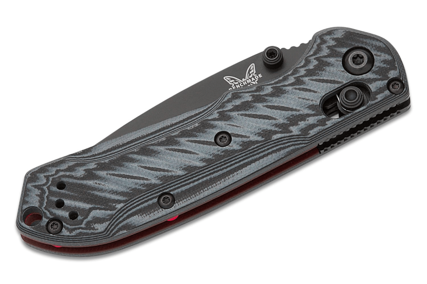 Benchmade Mini Freek folding knife 565BK-02 black blade multicolor G10 handle 10,3cm